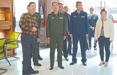 佛山軍分區(qū)政委、禪城區(qū)委常委領導一行蒞臨金凱地調研指